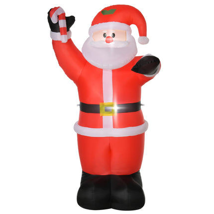 Nafukovací Santa Claus s LED osvětlením, 240cm, venkovní
