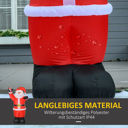 Nafukovací Santa Claus s LED osvětlením, 240cm, venkovní