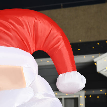 Nafukovací Santa Claus s LED osvětlením, 240cm, venkovní