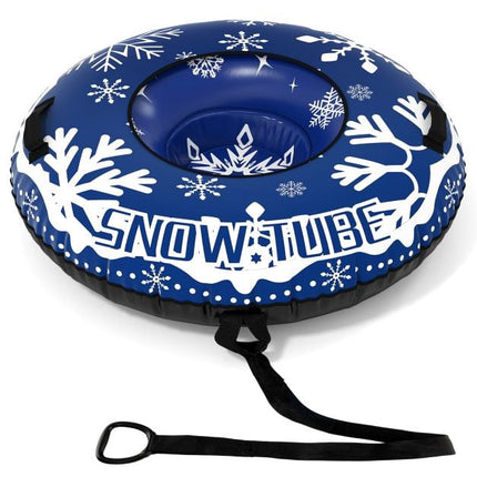 Inflatable Snow Tube 42 Inch With Detachable Tow Strap