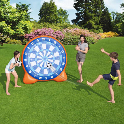 Inflatable Soccer Dartboard with Balls, 157 x 107 x 157 cm