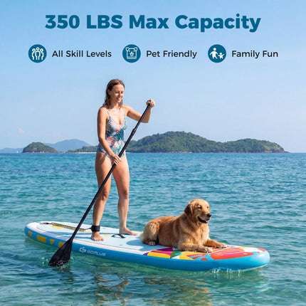 Nafukovací paddleboard 11 Ft, batoh, úchyty pro kajak