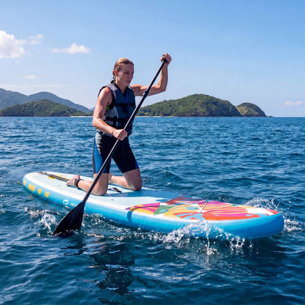 Nafukovací paddleboard 11 Ft, batoh, úchyty pro kajak