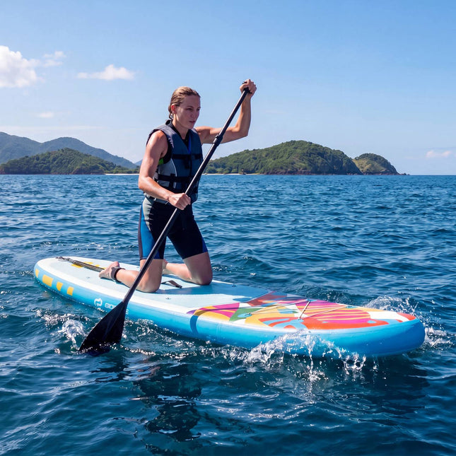 Nafukovací paddleboard 11 Ft, batoh, úchyty pro kajak