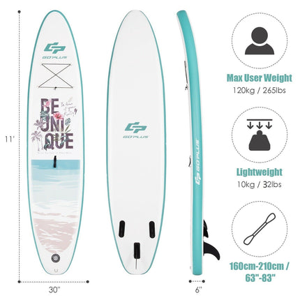 Nafukovací paddleboard 11 Ft, pádlo a pumpa