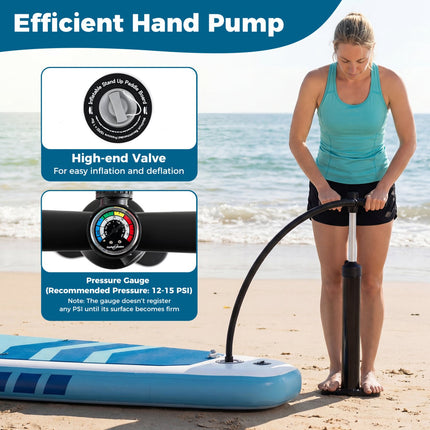 Nafukovací paddleboard 11 ft, batoh, 350 lb