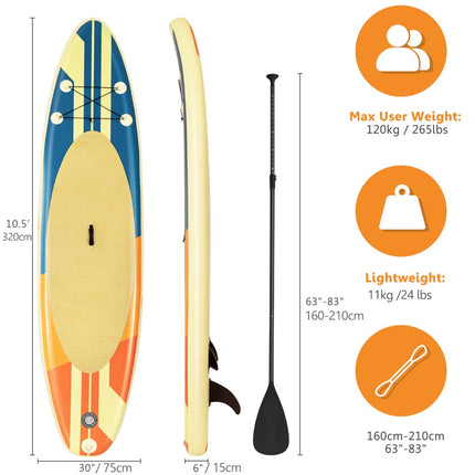 Nafukovací paddleboard 320x75cm, 150kg