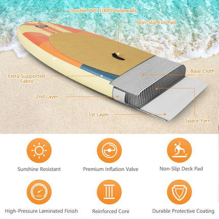 Nafukovací paddleboard 320x75cm, 150kg