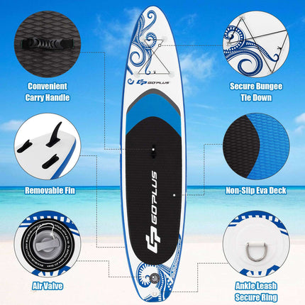 Nafukovací paddleboard 320x75cm, sada s pádlem