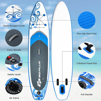 Nafukovací paddleboard 320x75cm, sada s pádlem