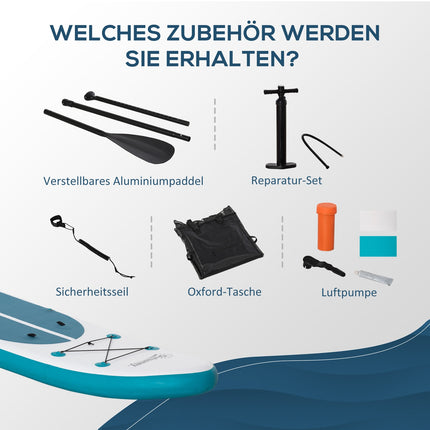 Nafukovací paddleboard set, 320 Cm, protiskluzový