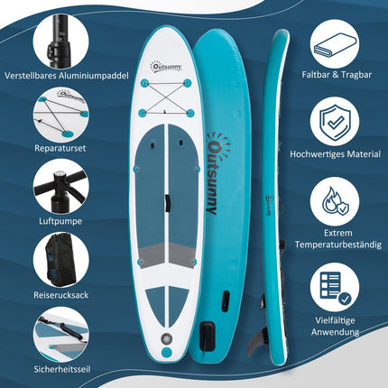 Nafukovací paddleboard set, 320 Cm, protiskluzový