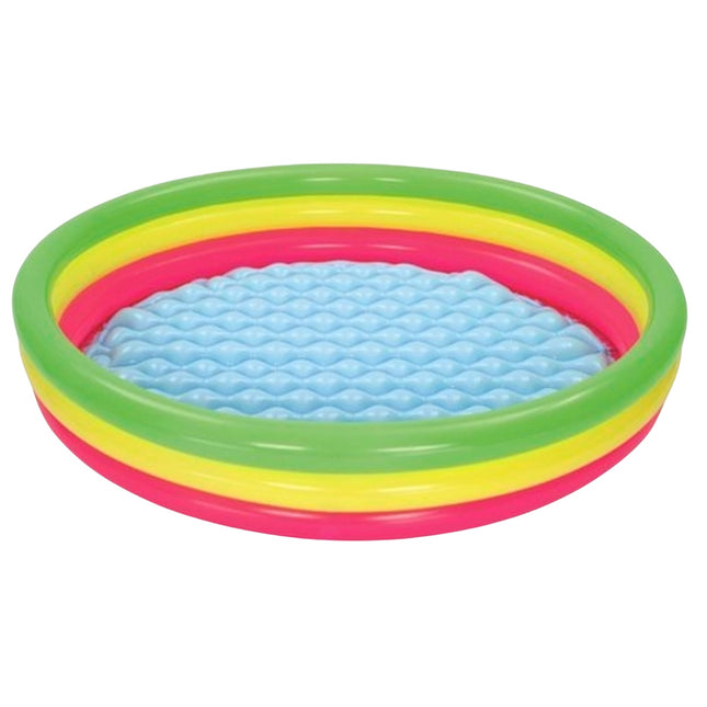 Inflatable rainbow pool 152cm Bestway 51103