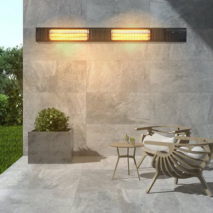 Infrared Heater 3000W, Wall-Mount, IP65, Remote