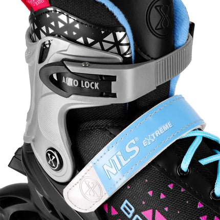 Inline & Hockey Ice Skates Set, 4-in-1, Pink, Size M (34-38)