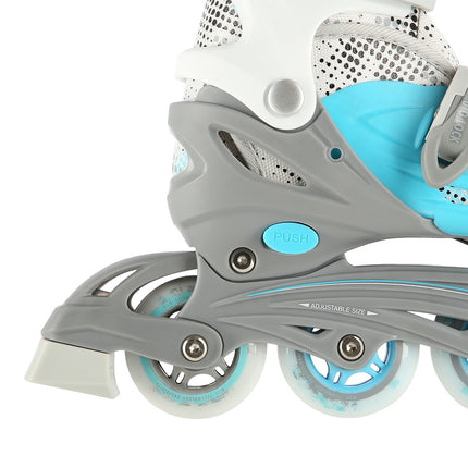 Inline/Ice Skates, 4-in-1, Blue, Size M (35-38)