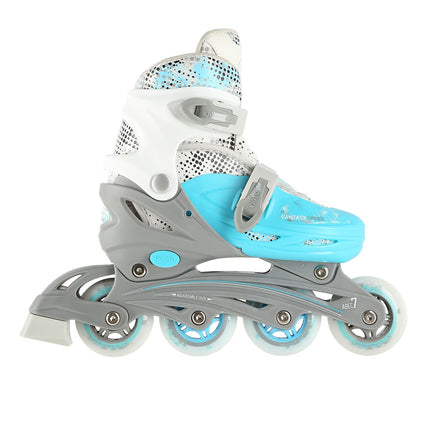 Inline/Ice Skates 4-in-1, Blue, Size S (31-34)