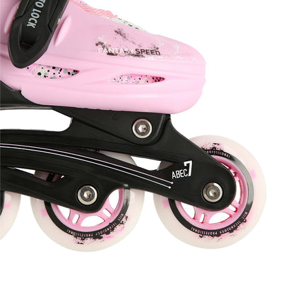 Inline/Ice Skates, 4-in-1, Pink, Size M (35-38)