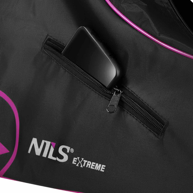 Taška na in-line brusle, zapínání na zip, růžová, univerzální velikost