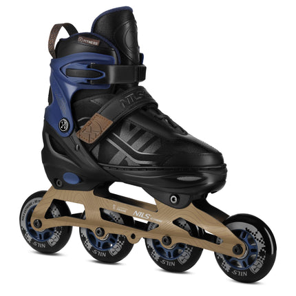 Inline Skates, Adjustable Size 35–38, Aluminum Frame