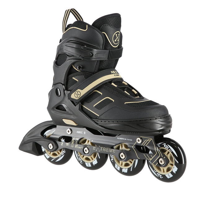 Inline Skates, Black-Beige, Size M