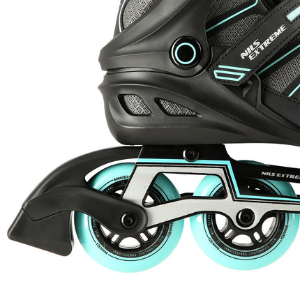 Inline Skates, Black-Mint, Size 41