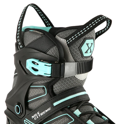 Inline-Skates, Schwarz-Minze, Größe 42, ABEC9-Kugellager