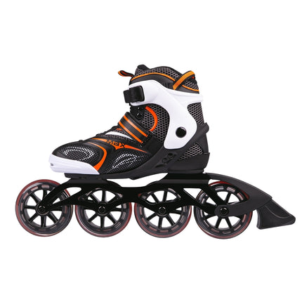 Inline Skates, Black-Orange, Size 39