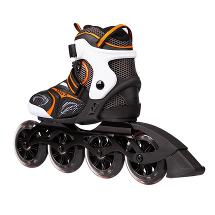 Inline Skates, Black-Orange, Size 39