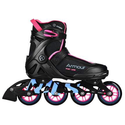 Inline Skates, Black/Pink, Size 39, Protective Gear