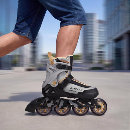Inline Skates, Dark Gray, Size 39, ABEC-7, Brake