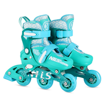Inlineskates, Türkis, Größe XS (26-29)