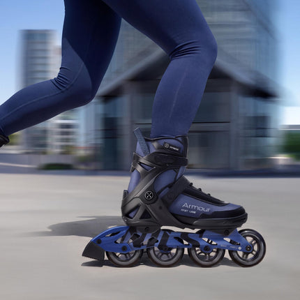 Inline Skates With Brake, ABEC-7, Size 43, Blue