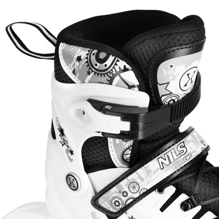 Inline and Ice Skates, White LED, Size M (35-38)