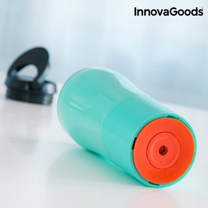 InnovaGoods Anti-Tipping Thermos Mug with Suction Base, 550 ml, Screw Lid