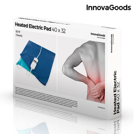 InnovaGoods elektrická vyhřívaná podložka 40 x 32 cm 60W, modrá