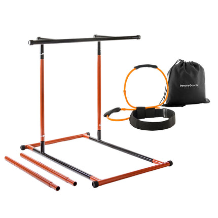 InnovaGoods Pull-Up Station and Glute Resistance Band Belt, Exercise Guide
