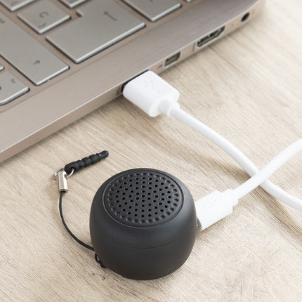InnovaGoods Rechargeable Mini Bluetooth Speaker 5.0, Selfie Remote, Black