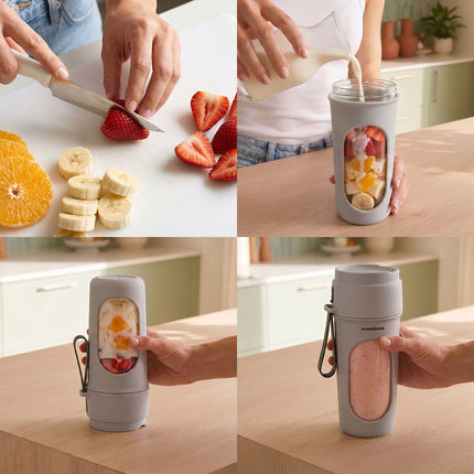 InnovaGoods Wellsy Portable Rechargeable Blender 450 ml, USB-C, 40 W