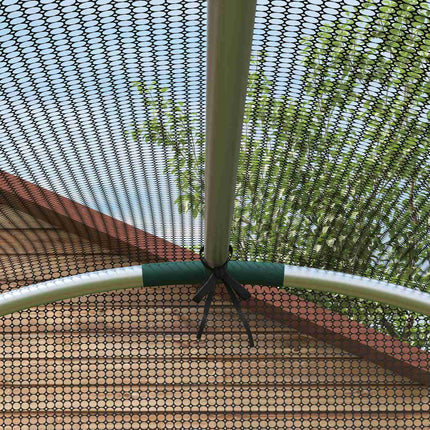 Zahradní ochranná síť proti hmyzu, HDPE, ocelový rám, 1.2x1.2M