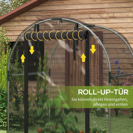 Zahradní ochranná síť proti hmyzu, HDPE, ocelový rám, 1.2x1.2M