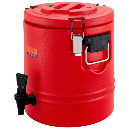 Insulated Beverage Dispenser 3 Gal, Hot Cold, Steel Liner