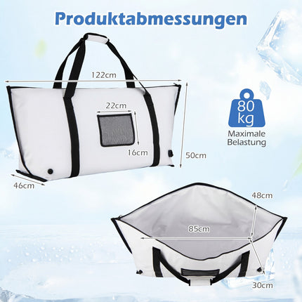 Termotaška na ryby 122cm, nepropustná, výpustný ventil