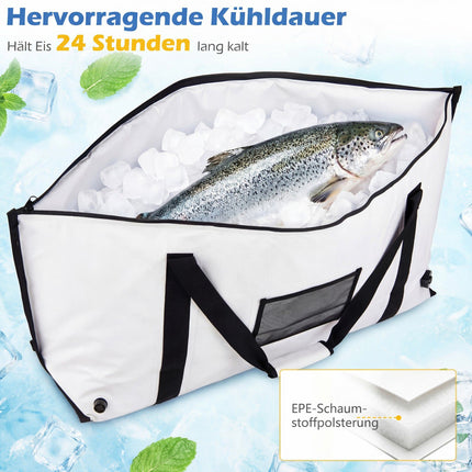 Termotaška na ryby 122cm, nepropustná, výpustný ventil