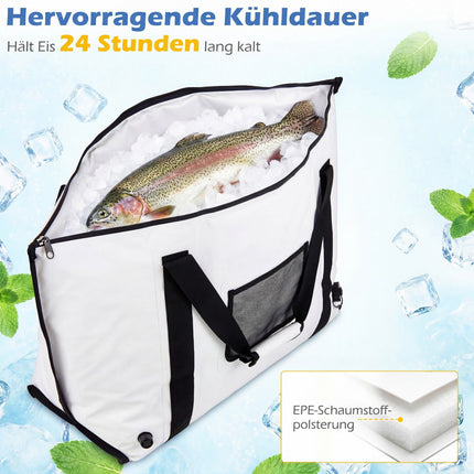 Rybářská termotaška, 98cm voděodolné PVC, výpustný ventil