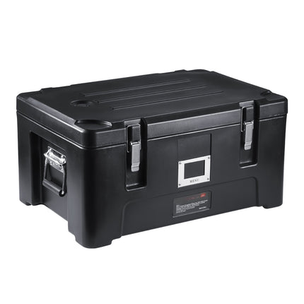 Insulated Food Pan Carrier 36 Qt, 3 Stainless Pans