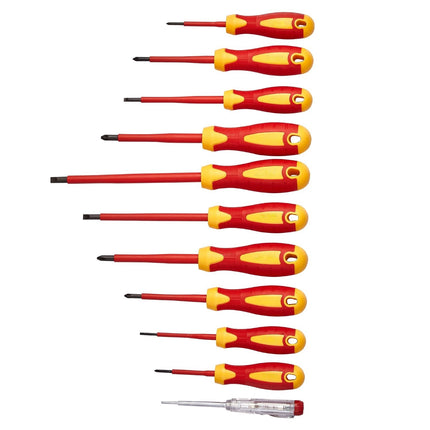 Insulated Screwdriver Set, 11-Piece, 1000V, Tester