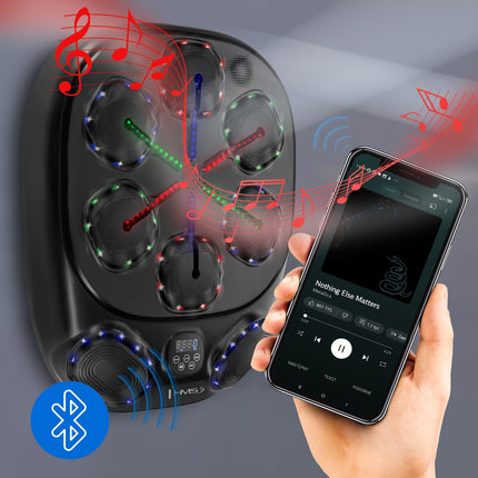Chytrý boxovací trenažér s Bluetooth a rukavicemi, baterie 4000mAh