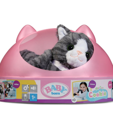 Interaktivní kočička Cookie s boxem pro panenky Baby Born