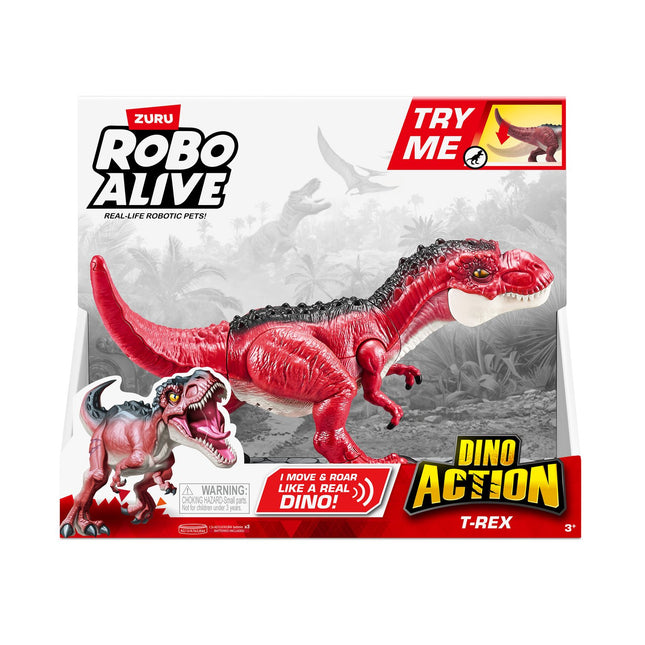 Interaktivní dinosaurus T-Rex s pohybem a zvuky